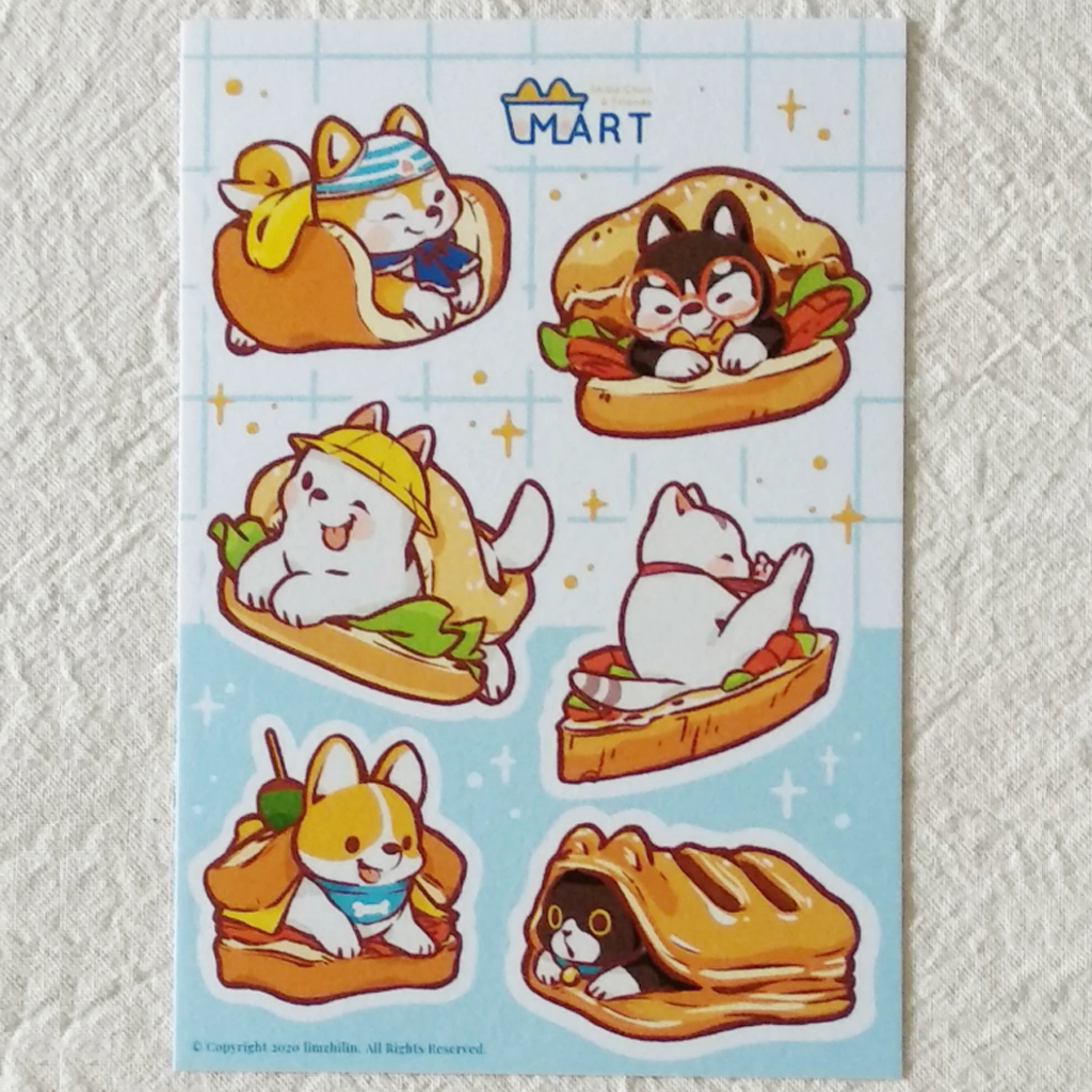 Shiba Chan &amp; Friends - Mart Series 2 Washi Sticker
