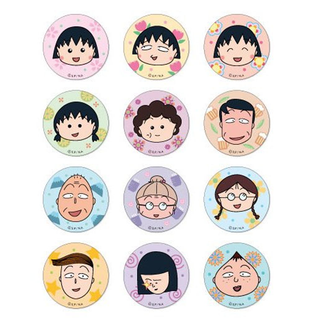 Chibi Maruko-Chan Flake Sticker