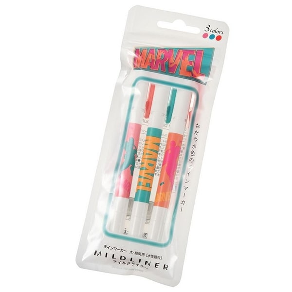 Mildliner Highlighter Marvel Iron Man Captain America