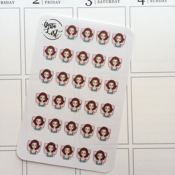 GottaList Sticker Planner Kayla Mask