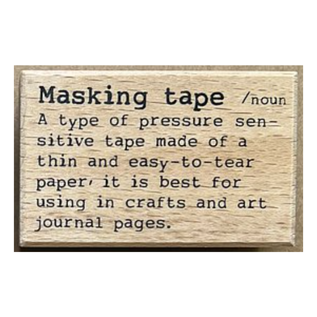 Liberty HK Rubber Stamp - Dictionary (Fountain Pen/ Masking Tape/ Postcard/ Memo Pad)