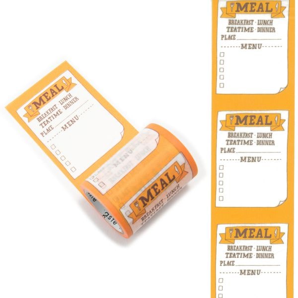 Maste Washi Masking Tape Meal