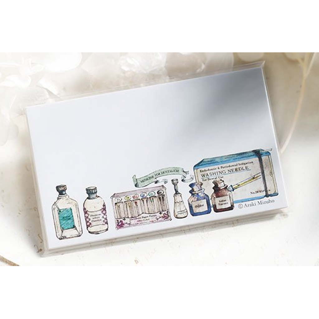 Araki Mizuho Set Of 4 Mini Cards Medical Series