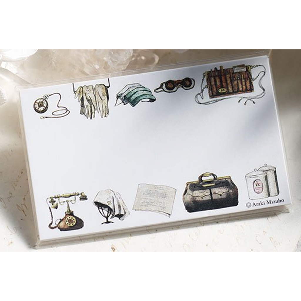 Araki Mizuho Set Of 4 Mini Cards Medical Series