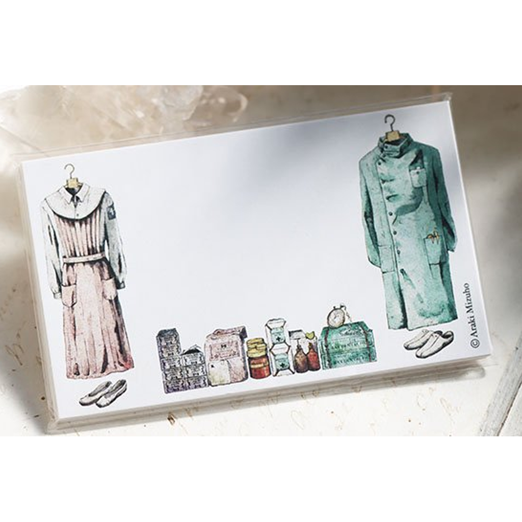 Araki Mizuho Set Of 4 Mini Cards Medical Series