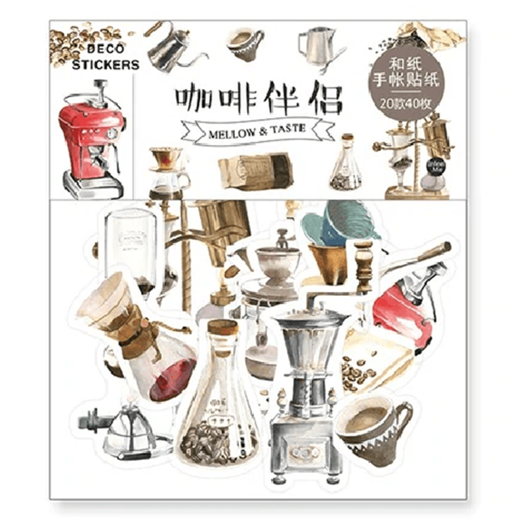 Infeel.me Mellow &amp; Taste Coffee Deco Stickers