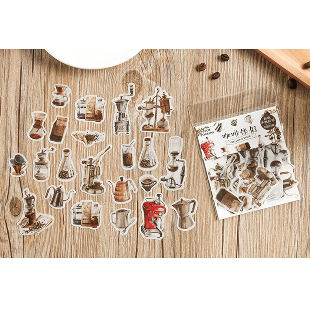 Infeel.me Mellow &amp; Taste Coffee Deco Stickers