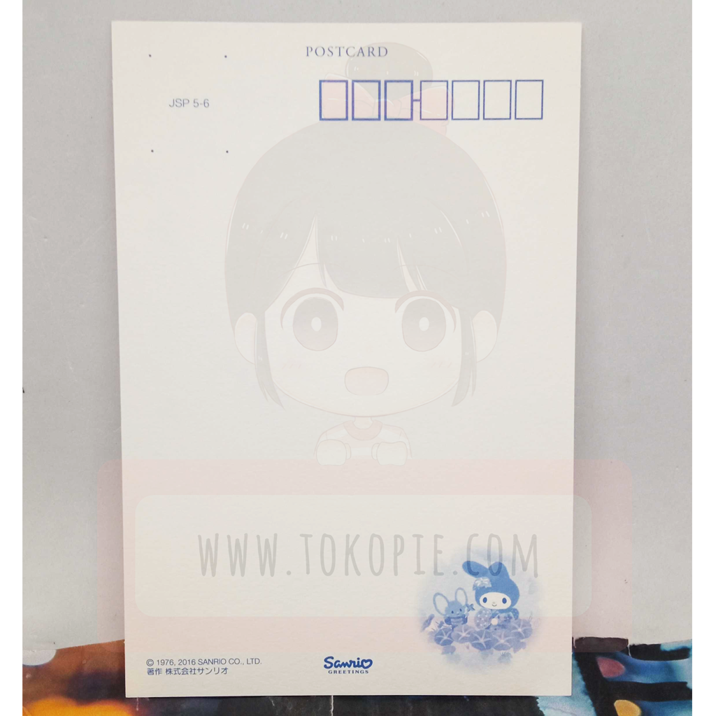 Sanrio Greetings Postcard - My Melody Kimono