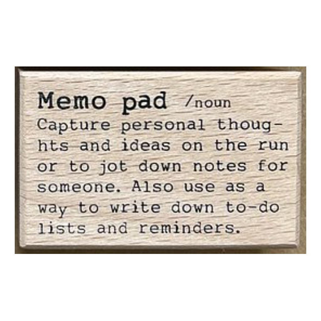 Liberty HK Rubber Stamp - Dictionary (Fountain Pen/ Masking Tape/ Postcard/ Memo Pad)