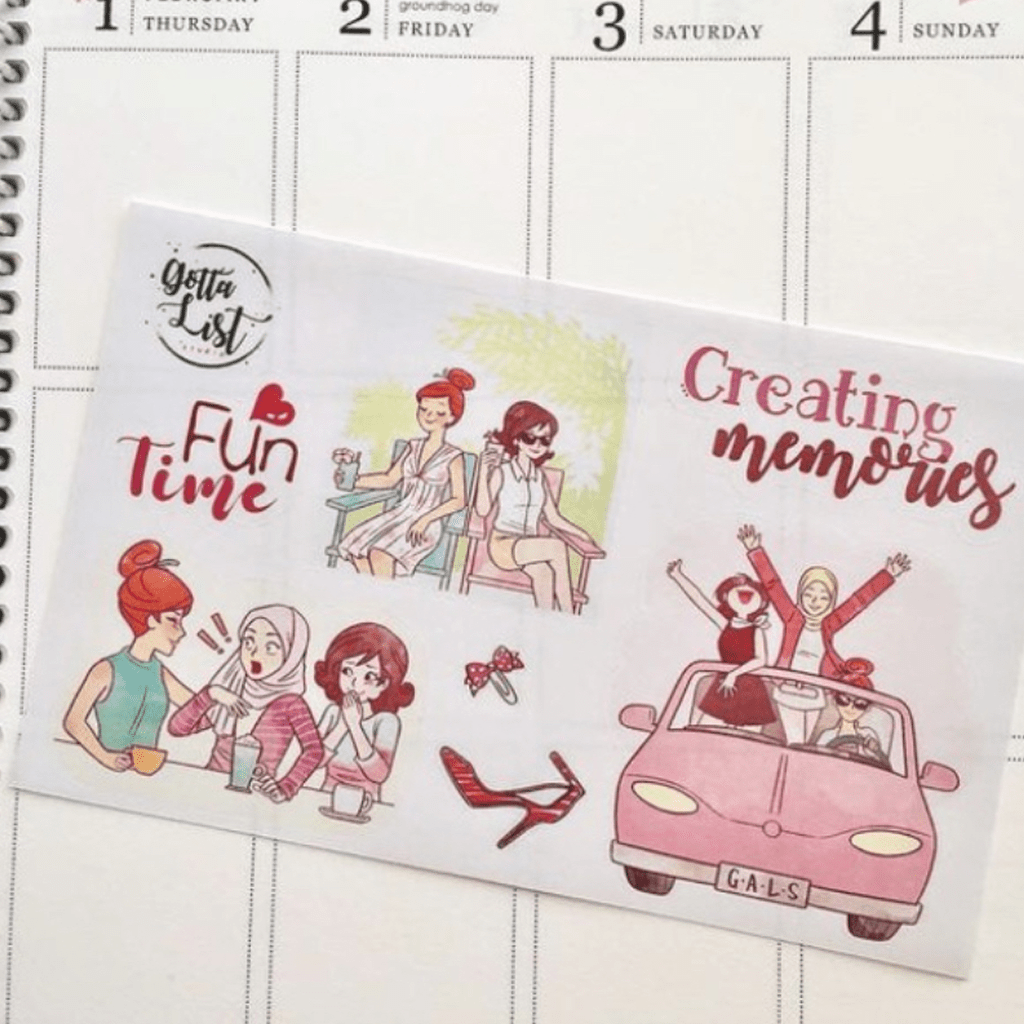 GottaList Sticker Planner Creating Memories