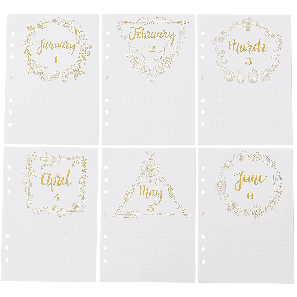 Memorist Personal Organizer Diary Refill A5 Monthly Free