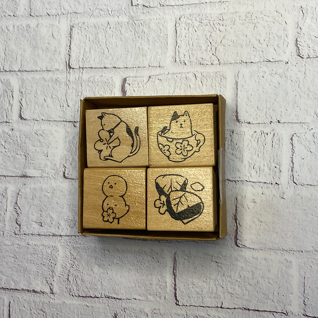 Cardlover Rubber Stamp - Meow And Chai