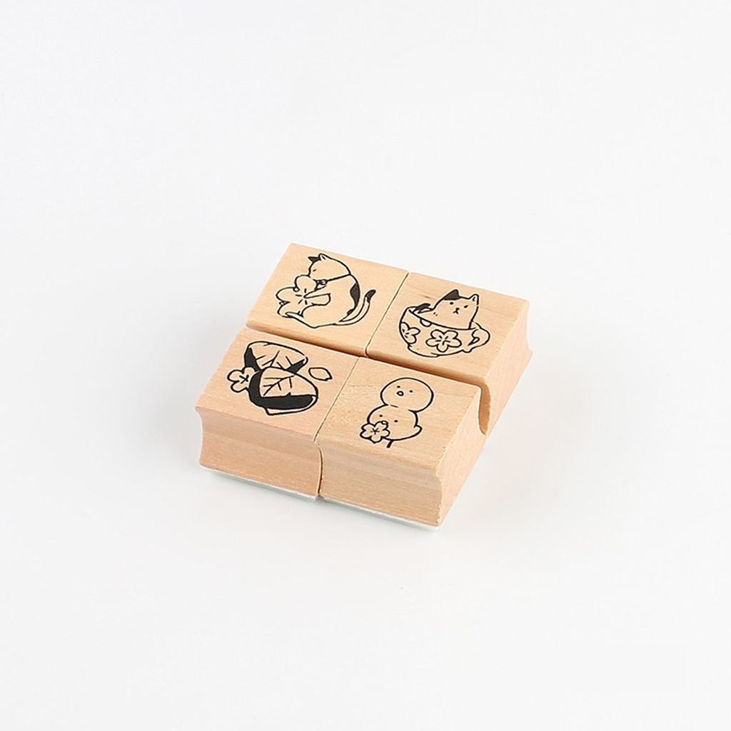 Cardlover Rubber Stamp - Meow And Chai