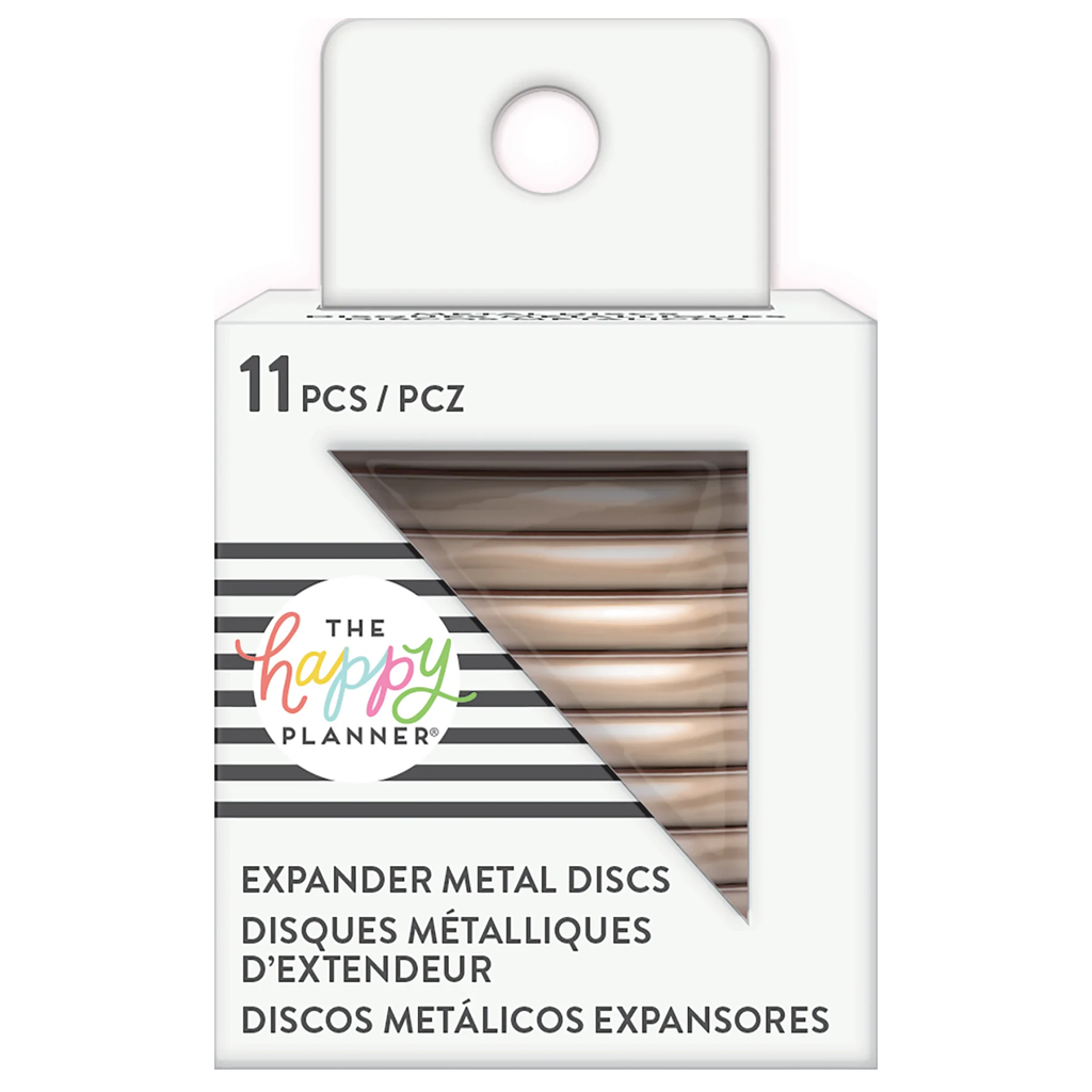 The Happy Planner Metal Expander Discs - Rose Gold