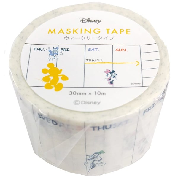 Delfino Masking Tape - Mickey And Friends Weekly