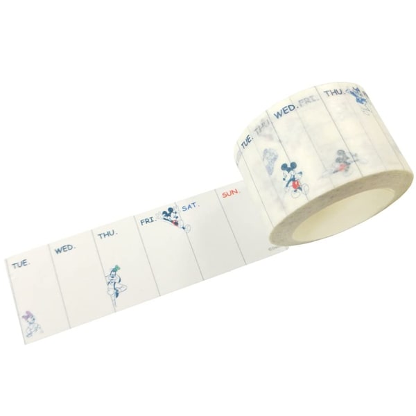 Delfino Masking Tape - Mickey And Friends Weekly