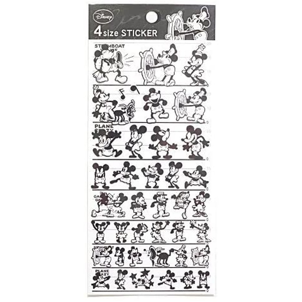 Kamio Japan Mickey Boat 4 Size Sticker