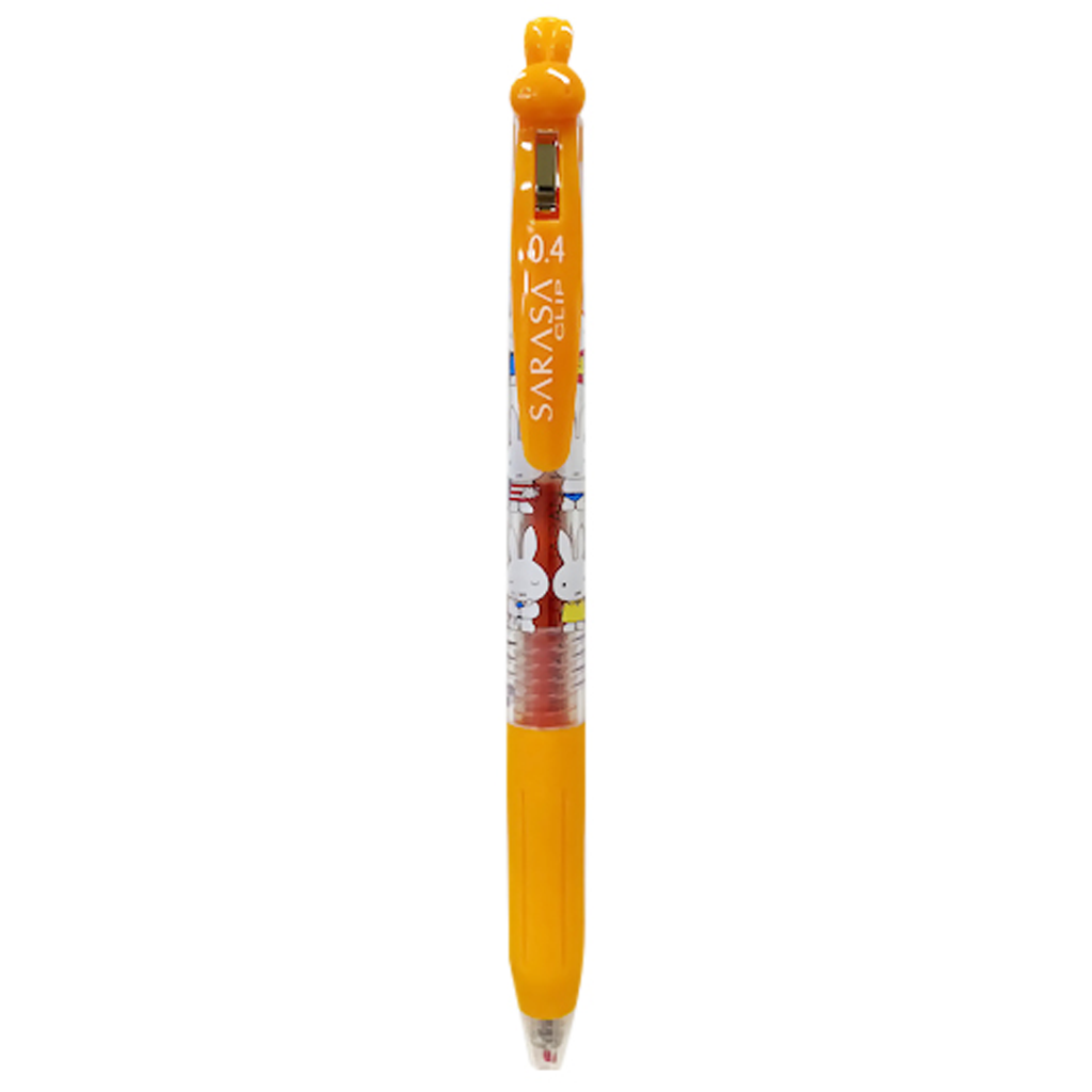 Sarasa Mascot Clip Ballpoint Pen Miffy 0.4mm Orange