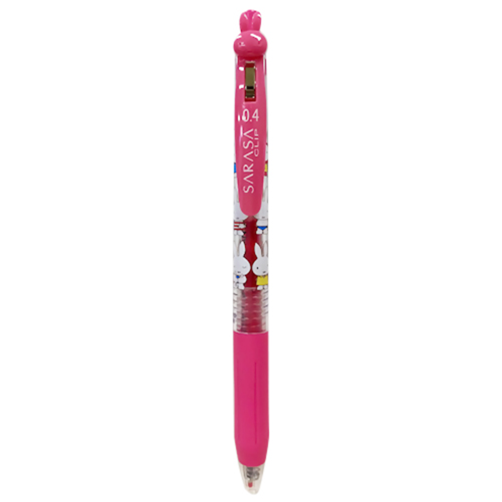 Sarasa Mascot Clip Ballpoint Pen Miffy 0.4mm Pink
