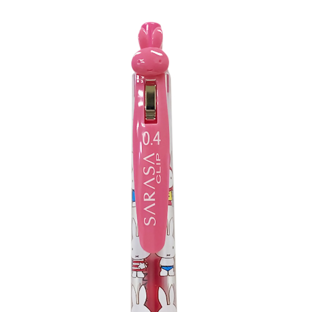 Sarasa Mascot Clip Ballpoint Pen Miffy 0.4mm Pink