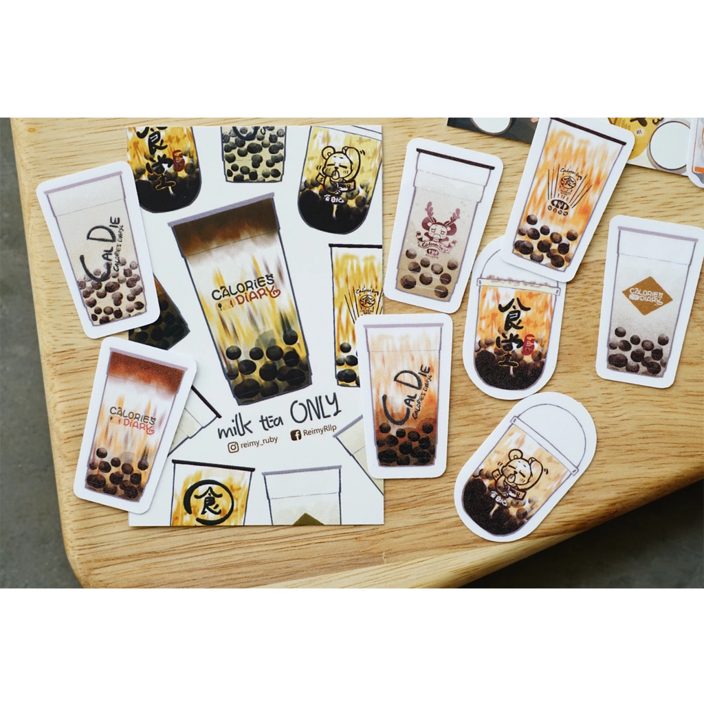Reimy Milk Tea Only Sticker Pack