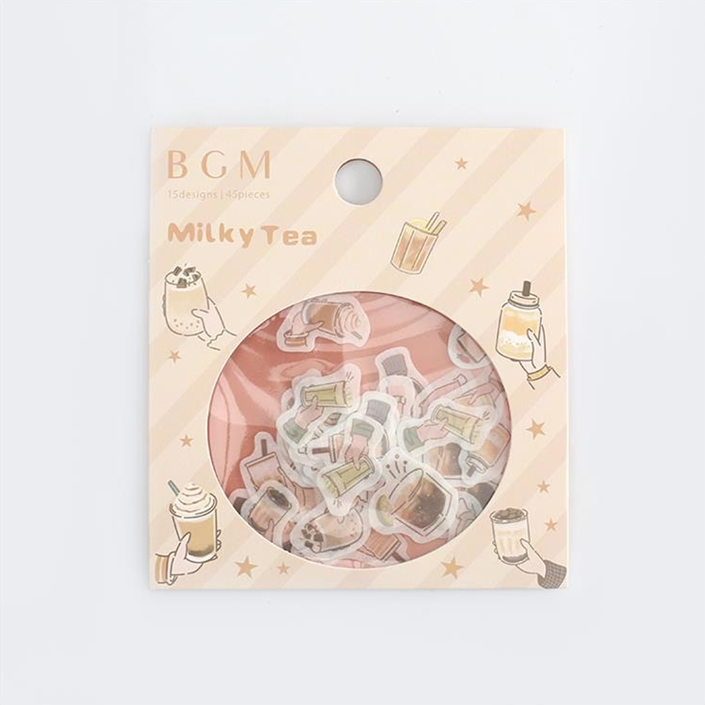 BGM Milky Tea Flake Seal Sticker
