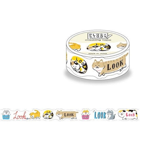 Mind Wave PLUS + STUDY Masking Tape Die Cut Nyabanban Look