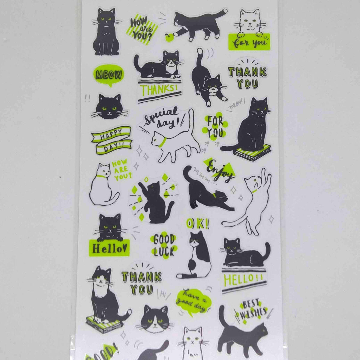 Mind Wave Sticker - Colorful Design Cat