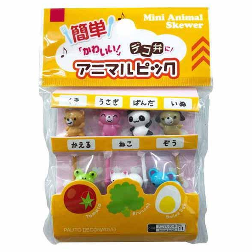 Bento Making Supplies Mini Animal Skewer