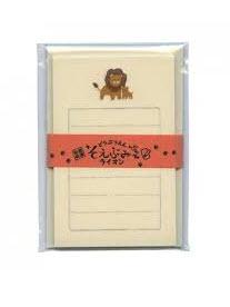 Mini Letter Set Paper Craft Lion