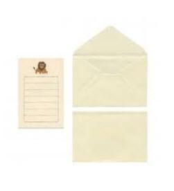 Mini Letter Set Paper Craft Lion