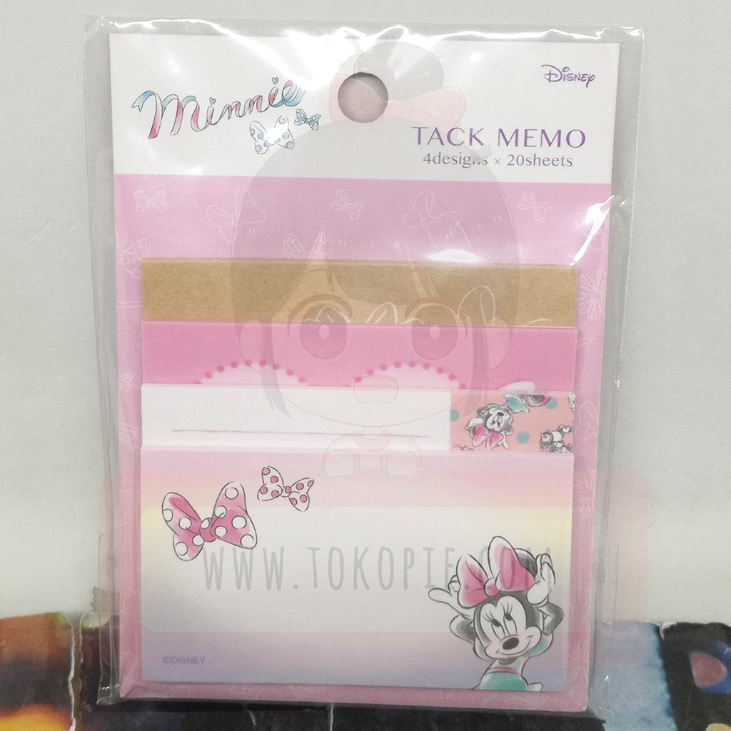 Disney Sticky Note Tack Memo Minnie Mouse
