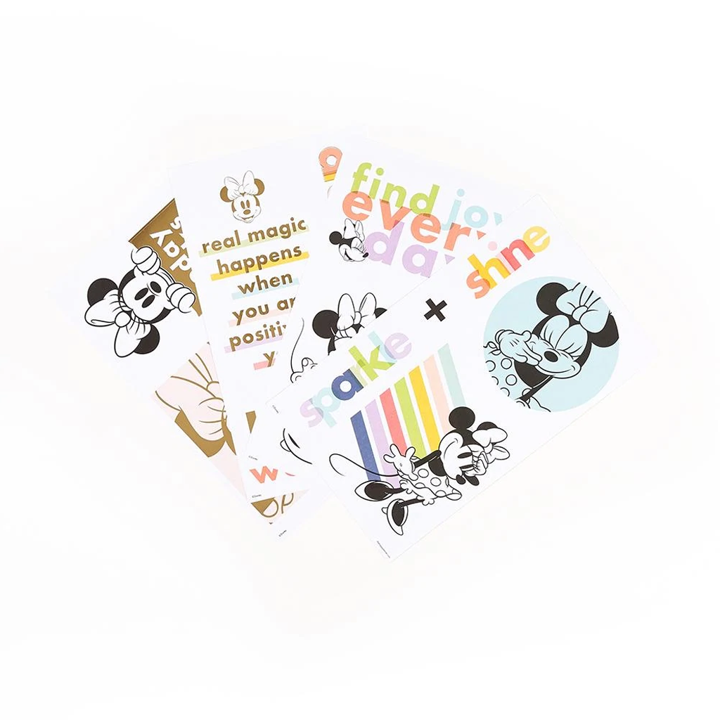 Happy Planner Disney Minnie Mouse Colorblock Large Icons Stickers