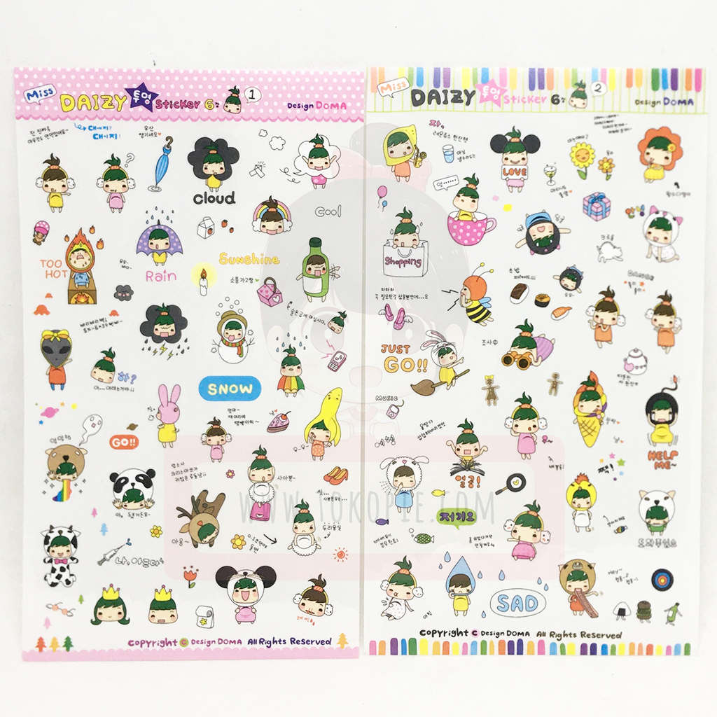 Doma Miss Daizy Sticker Set