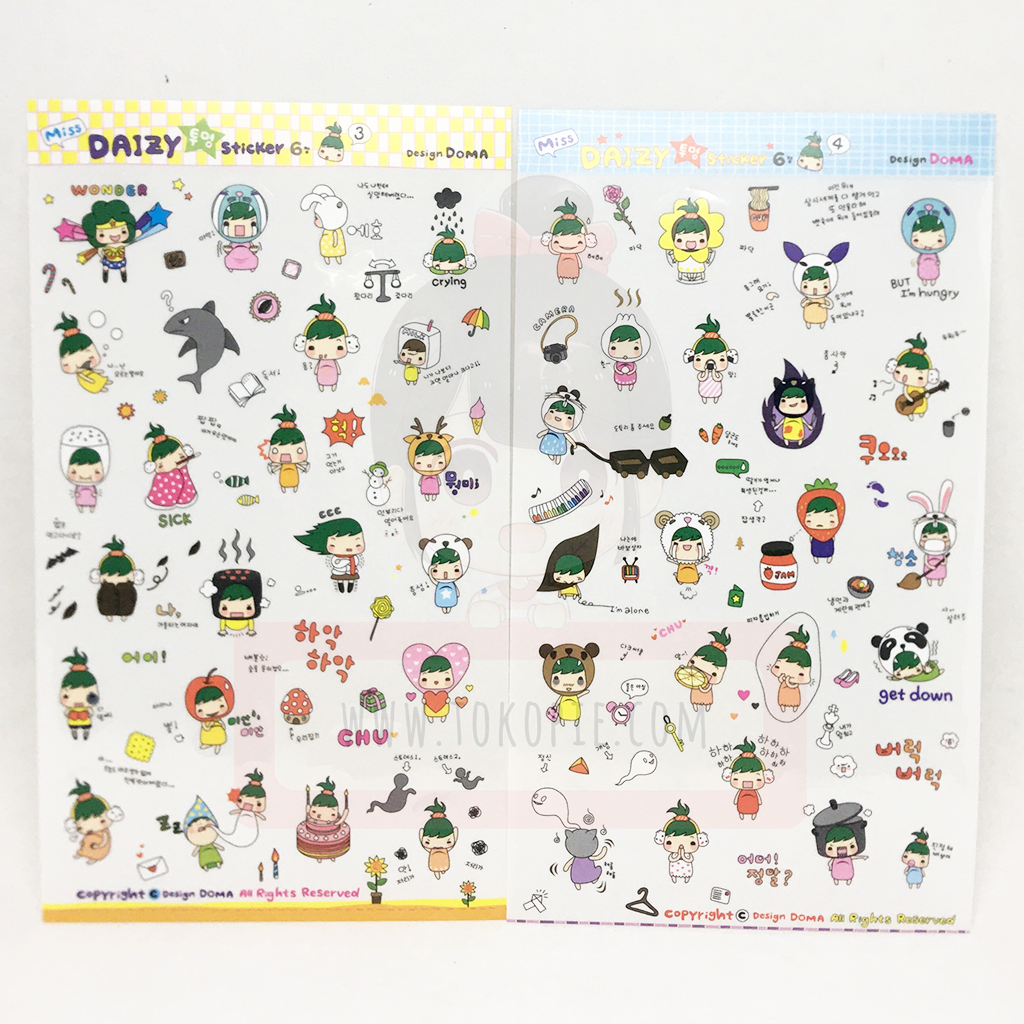 Doma Miss Daizy Sticker Set