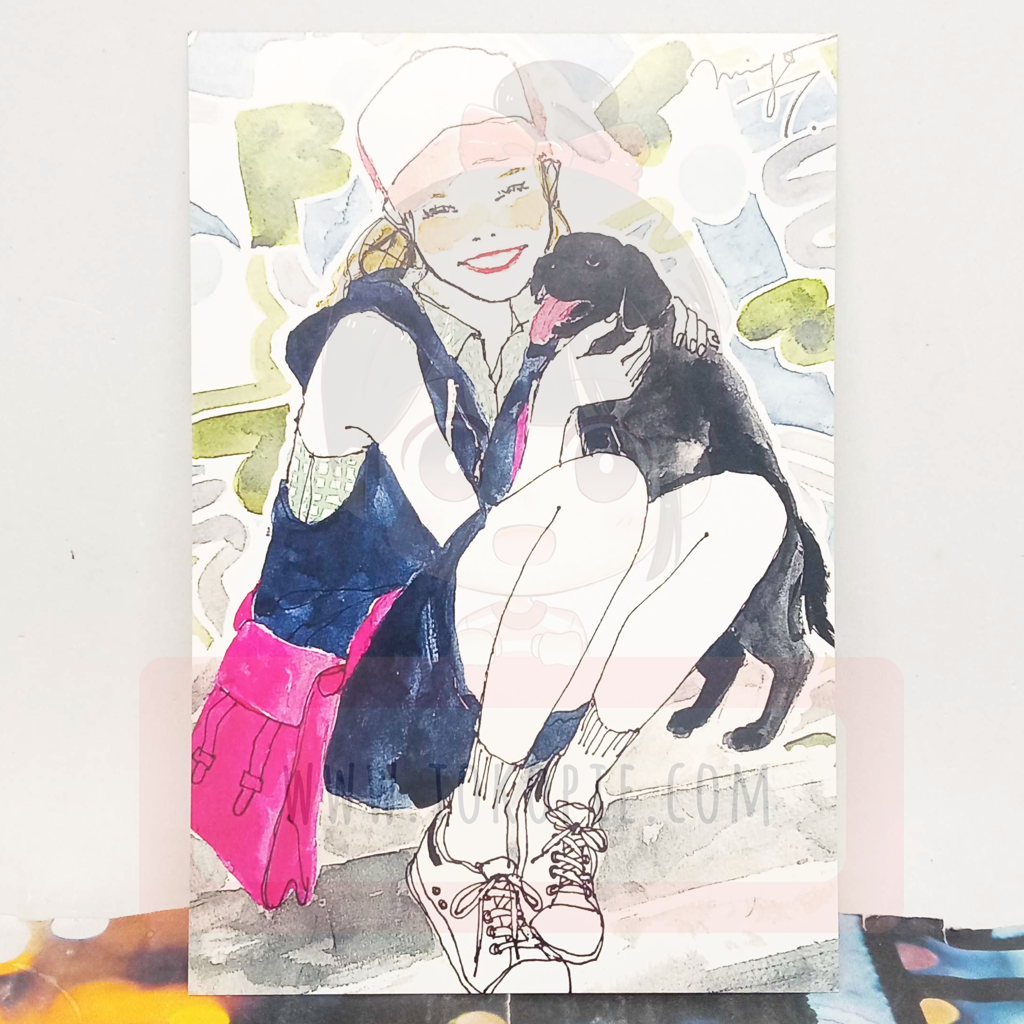 Miyo Tsuchiya Illustration Postcard