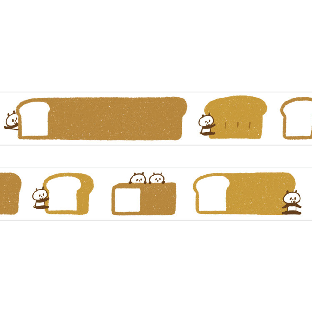 Papier Platz Mizutama Masking Tape Bread Toast