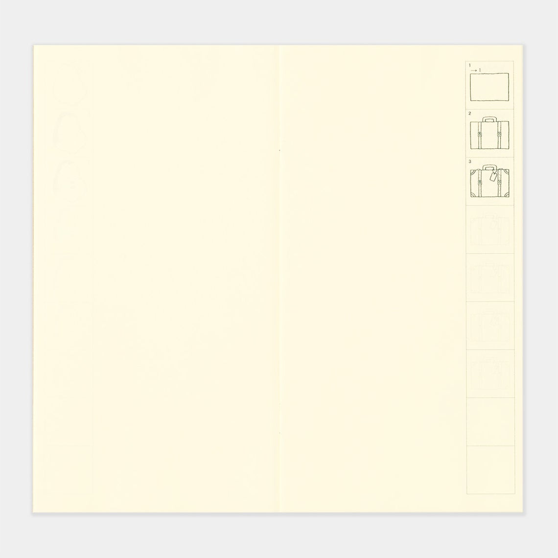 Traveler&#39;s Factory X Mizushima Notebook Regular Size Refill