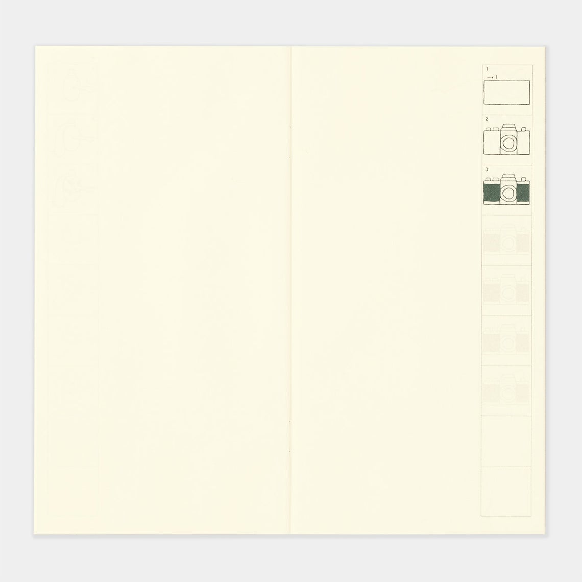 Traveler&#39;s Factory X Mizushima Notebook Regular Size Refill