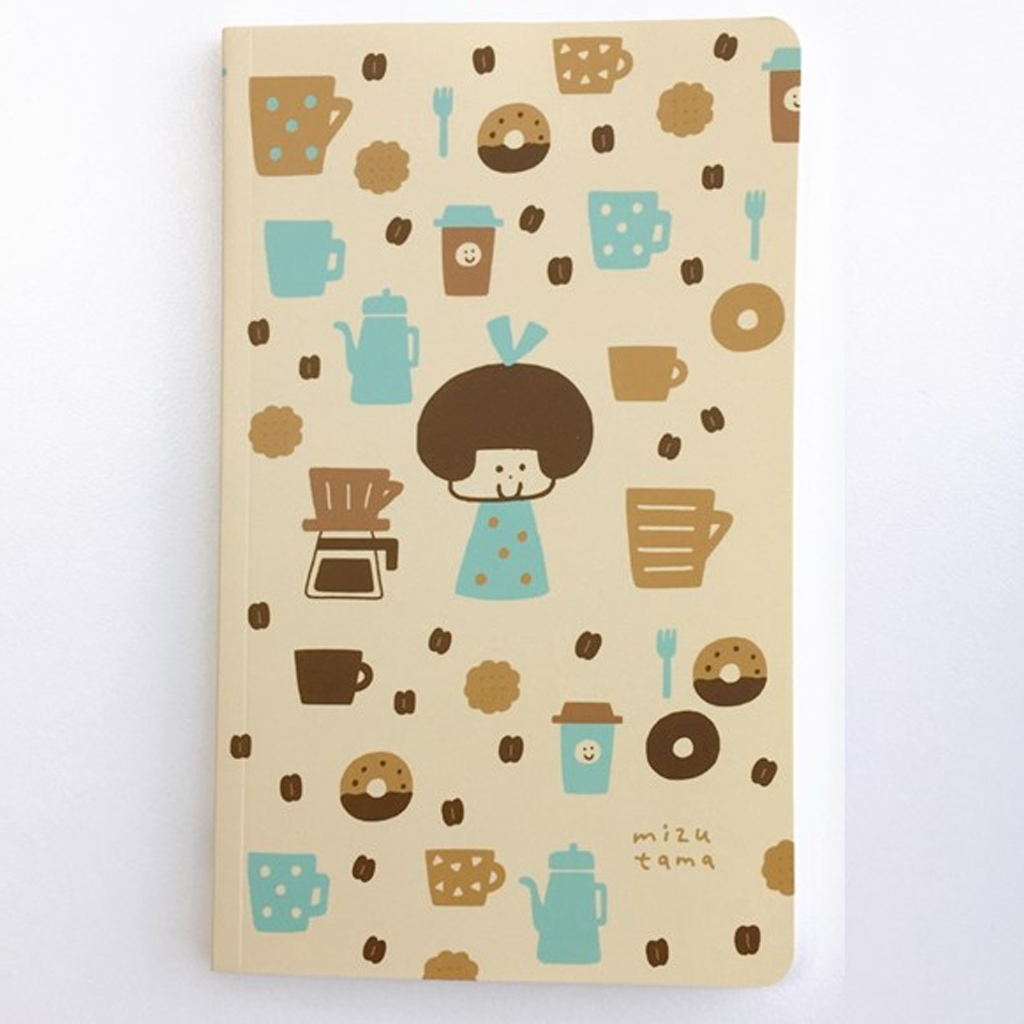 Mizutama Notebook A6 Long (Coffee)