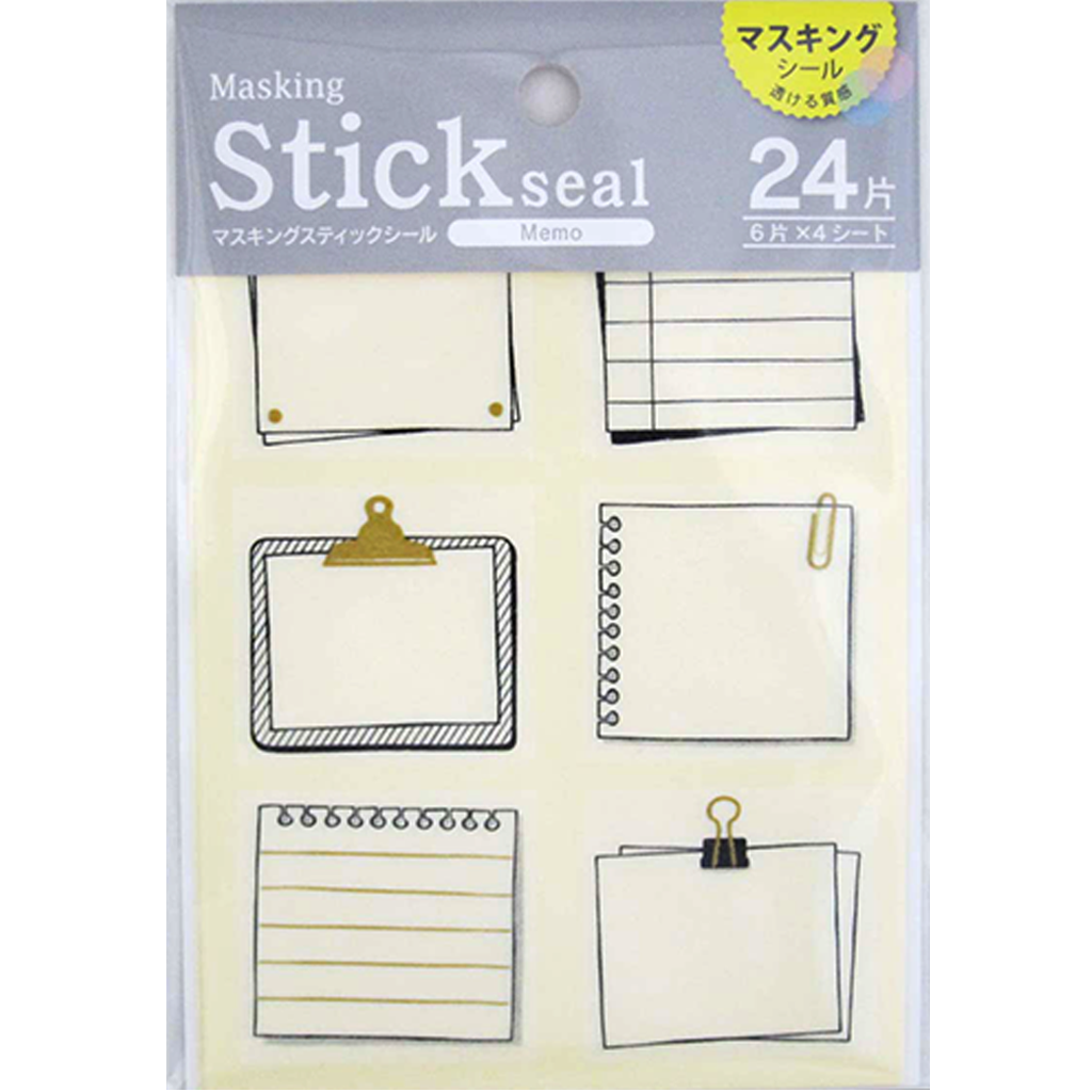 Kyowa Masking Stick Seal Sticker (Memo)