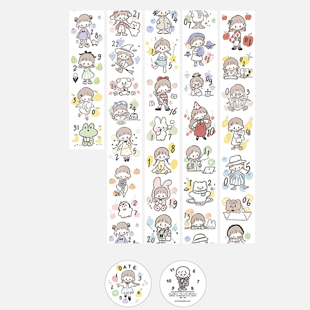 Molinta Fruit Dates Masking Tape