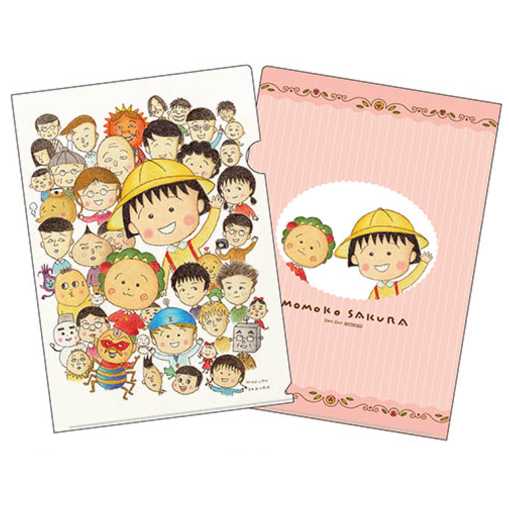 Marukoページ Chibi Maruko-chan Momoko Sakura Clear File - tokopie