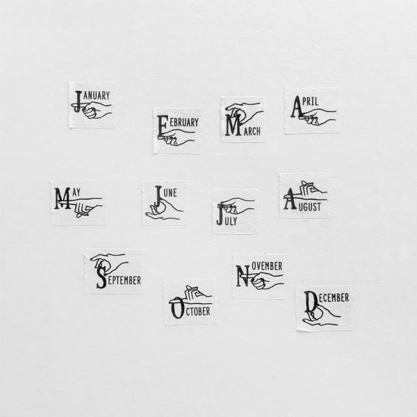 Knoopworks Masking Tape - Monthly