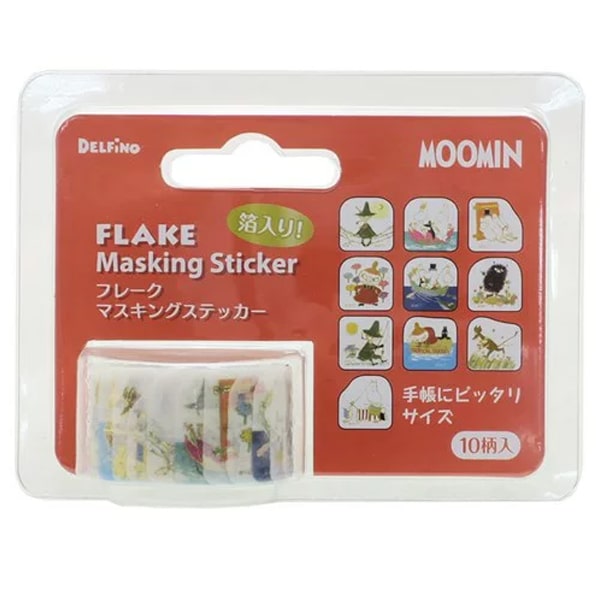Flake Masking Sticker Delfino Moomin