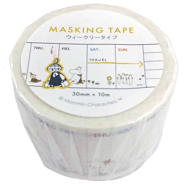 Delfino Masking Tape - Moomin Weekly