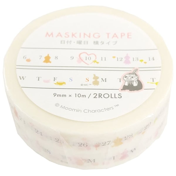 Delfino Masking Tape Moomin Date / Day Of The Week