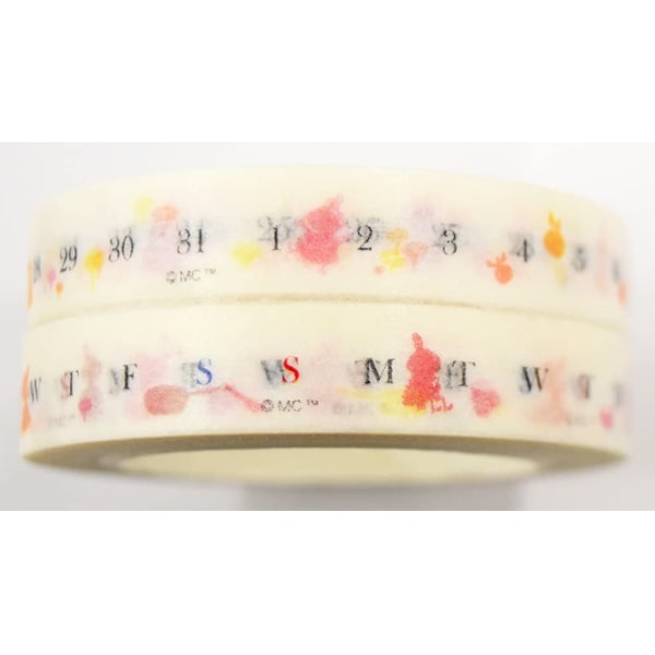 Delfino Masking Tape Moomin Date / Day Of The Week
