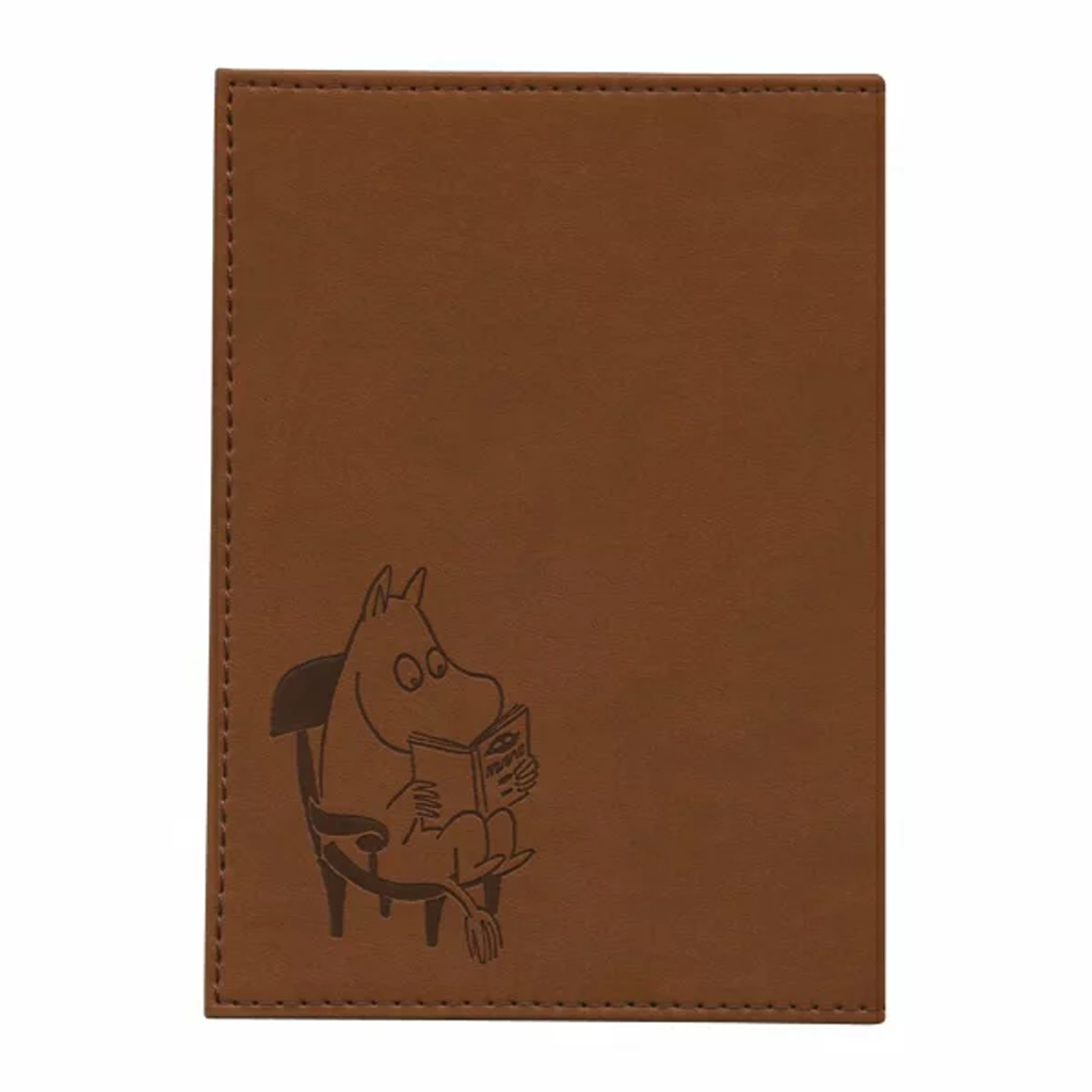 Moomin HIGHTIDE A6 Book Cover Brown