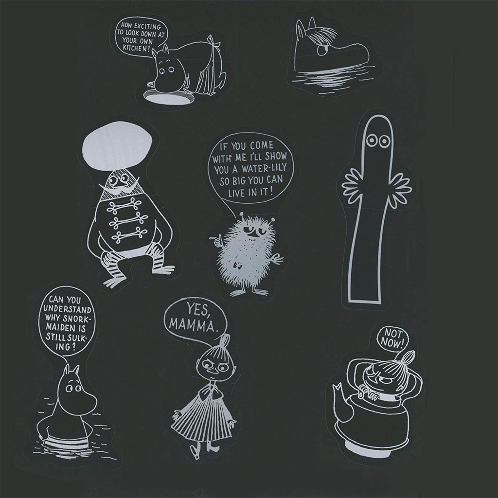 HIGHTIDE Moomin White Stickers